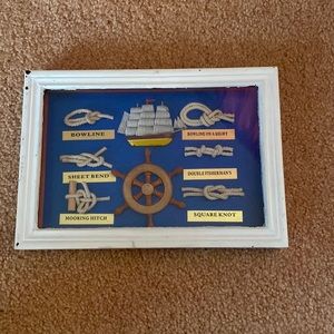 Bathroom beach house wall hanging